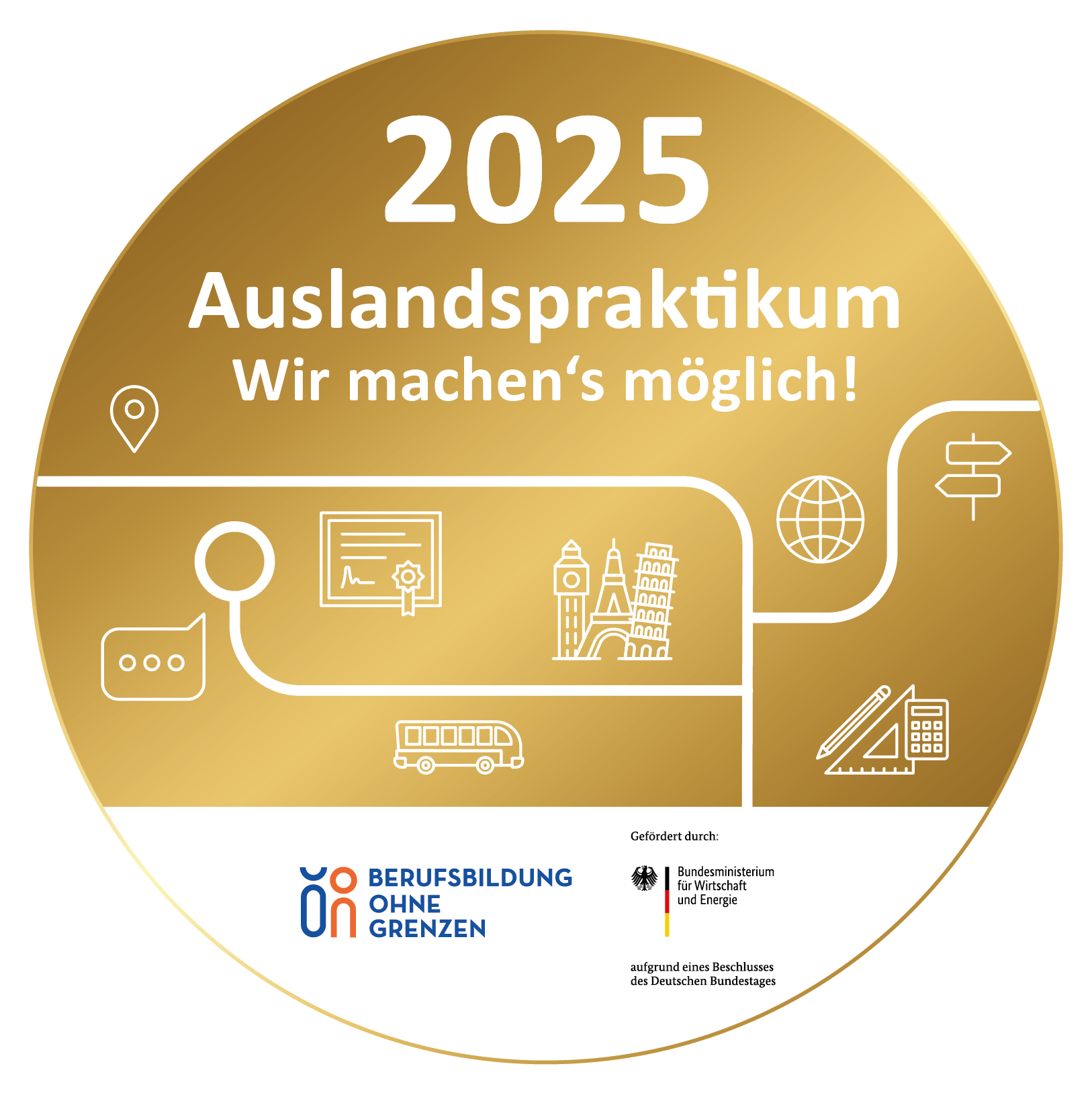 DIHK Unternehmensplakette Gold 2025